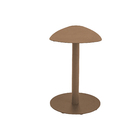 Mesa de Apoio Lateral 55cm Alien Orgânica Alumínio Marrom Importado