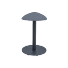 Mesa de Apoio Lateral 55cm Orgânica Alumnínio Cinza Plicosa