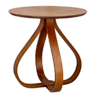 Mesa De Apoio Lateral 60 Cm De Altura Laminada Em Madeira