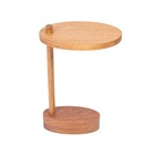 Mesa de Apoio Lateral de Jardim Oval Madeira 24x36x58,7 Butzke