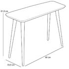 Mesa De Apoio Lateral Decorativa Quartzo B01 Nature Off White