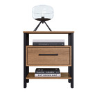 Mesa De Apoio Lateral Estilo Industrial 54 X 60 X 35 Cm 1 Gav