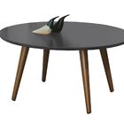 Mesa De Apoio Lateral Lunis Pés Palito - Edn Móveis - Preto