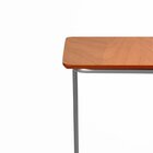 Mesa De Apoio Lateral Para Sofá Com Base De Metal Tampo Croma