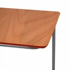 Mesa De Apoio Lateral Para Sofá Com Base De Metal Tampo Croma