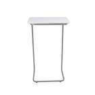 Mesa De Apoio Lateral Para Sofá Com Base De Metal Tampo Off W