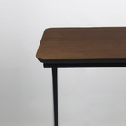 Mesa De Apoio Lateral Para Sofá Estilo Industrial - Castanho