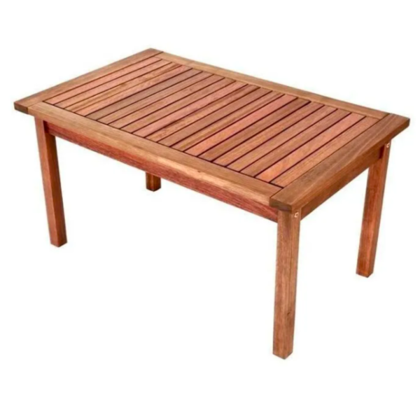 Mesa De Apoio Madeira Maciça Retangular Taj