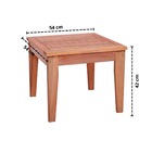 Mesa De Apoio Madeira Maciça Roma