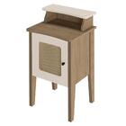 Mesa De Apoio Mdf Sala 43 Cm 4 Arly