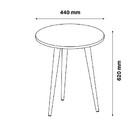 Mesa De Apoio Mdf Skinny Patrimar