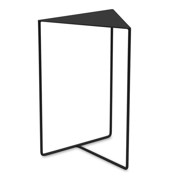 Mesa de Apoio Metal Tripé Preta 50x40x40cm Tamtum