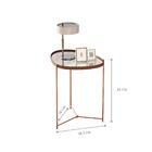 Mesa De Apoio Monterrey Castanho Bronze