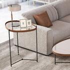 Mesa De Apoio Monterrey Castanho Preto