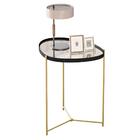 Mesa De Apoio Monterrey Preto Dourado