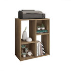 Mesa De Apoio Multiuso 02 Nichos E 02 Prateleiras Milan Mel C