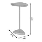 Mesa De Apoio Osllo  Freijó/ Gold