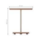 Mesa De Apoio Oval Smallville Terracota