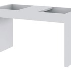 Mesa De Apoio Para Notebook E Sofá Branco Book Líder Design