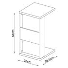 Mesa De Apoio Para Notebook E Sofá Branco Book Líder Design