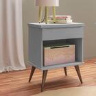 Mesa De Apoio Para Quarto Cinza Melinda Phoenix Baby