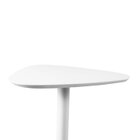 Mesa De Apoio Para Sala De Estar Monopé Palheta 50x48cm Branco