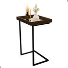 Mesa De Apoio Para Sala Filipinas Canela Preto