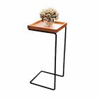 Mesa De Apoio Para Sofá Bandeja Madeira