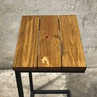 Mesa De Apoio Para Sofá Estilo Industrial