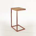 Mesa De Apoio Para Sofá Estilo Industrial - Cobre