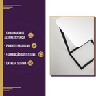 Mesa De Apoio Para Sofá Estilo Industrial - Off White