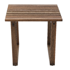 Mesa de apoio Quadrado Aurora 112x50x50cm Marrom Naterial