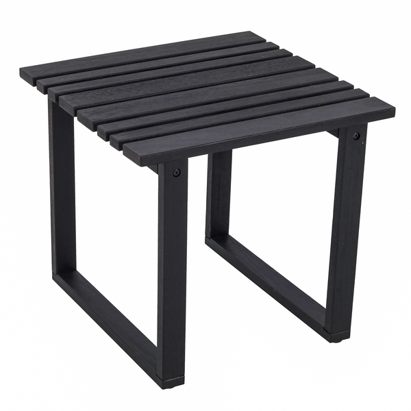 Mesa de apoio Quadrado Aurora 112x50x50cm Preta Naterial