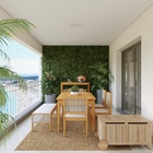 Carrinho de Jardim Madeira Bege Solis  Naterial