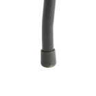 Mesa de Apoio Redonda Vera 35x55cm Cinza Naterial