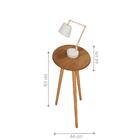 Mesa De Apoio Retro Leeds Naturalle