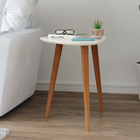 Mesa De Apoio Retrô Valentina - Off White - Rpm Móveis