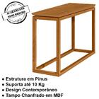 Mesa De Apoio Sala De Estar 13x Tebar