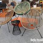 Mesa De Apoio Sereia Com Tampo Metálico E Estrutura Em Metal