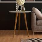 Mesa De Apoio Skinny Patrimar Móveis Off White