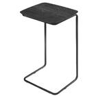 Mesa De Apoio Slim Ébano Em Metal Preto