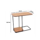 Mesa De Apoio Sofá Industrial Lógica Casatema Madeiraoriginal