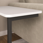 Mesa De Apoio Sofa Sala Canto Luxo Branca