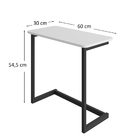 Mesa De Apoio Sofa Sala Canto Luxo Branca