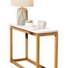 Mesa De Apoio Supreme Branco/nature - Tebarrot Móveis