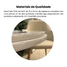 Mesa De Apoio Tampo Redondo Artely Tutti Off White