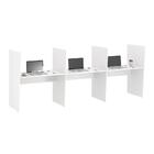 Mesa De Atendimento 3 Lugar Iron Branco