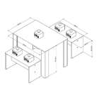 Mesa De Atividades Infantil Com Dois Banquinhos 100% Mdf