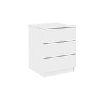 Mesa de Cabeceira 03 Gavetas Veronna Tcil Móveis Neve