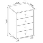 Mesa De Cabeceira 04 Gavetas Presence 9070 Demobile